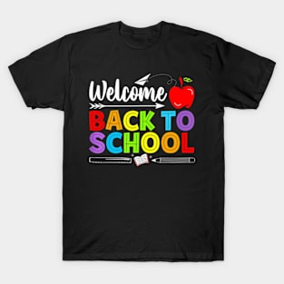 Welcome Back To School Teacher Love T-Shirt